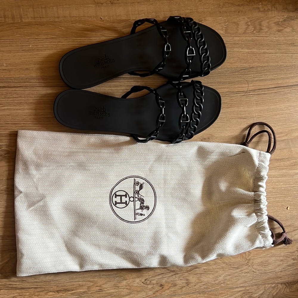 Hermes Rivage slipper